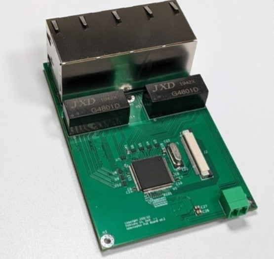 Interceptor PoE Board, back view
